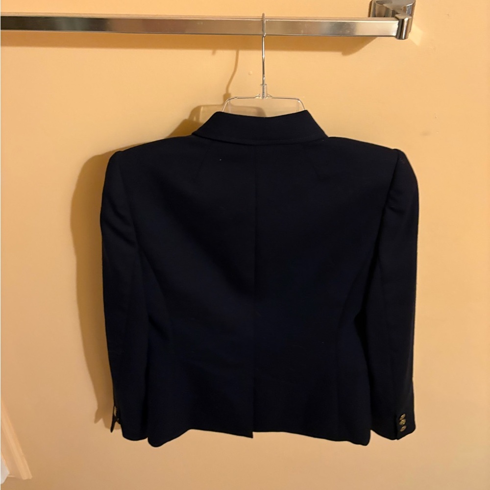 LAST CHANCE | J. Crew Navy Schoolboy Wool Two-Button Blazer - Picture 4 of 6